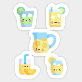 Cute lemonade - Kawaii lemonade - Lemonade squad Sticker